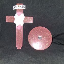 Shimmering Cross Handmade