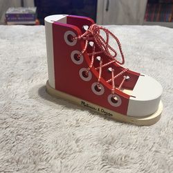 Melissa And Doug Wooden Lacing Shoe