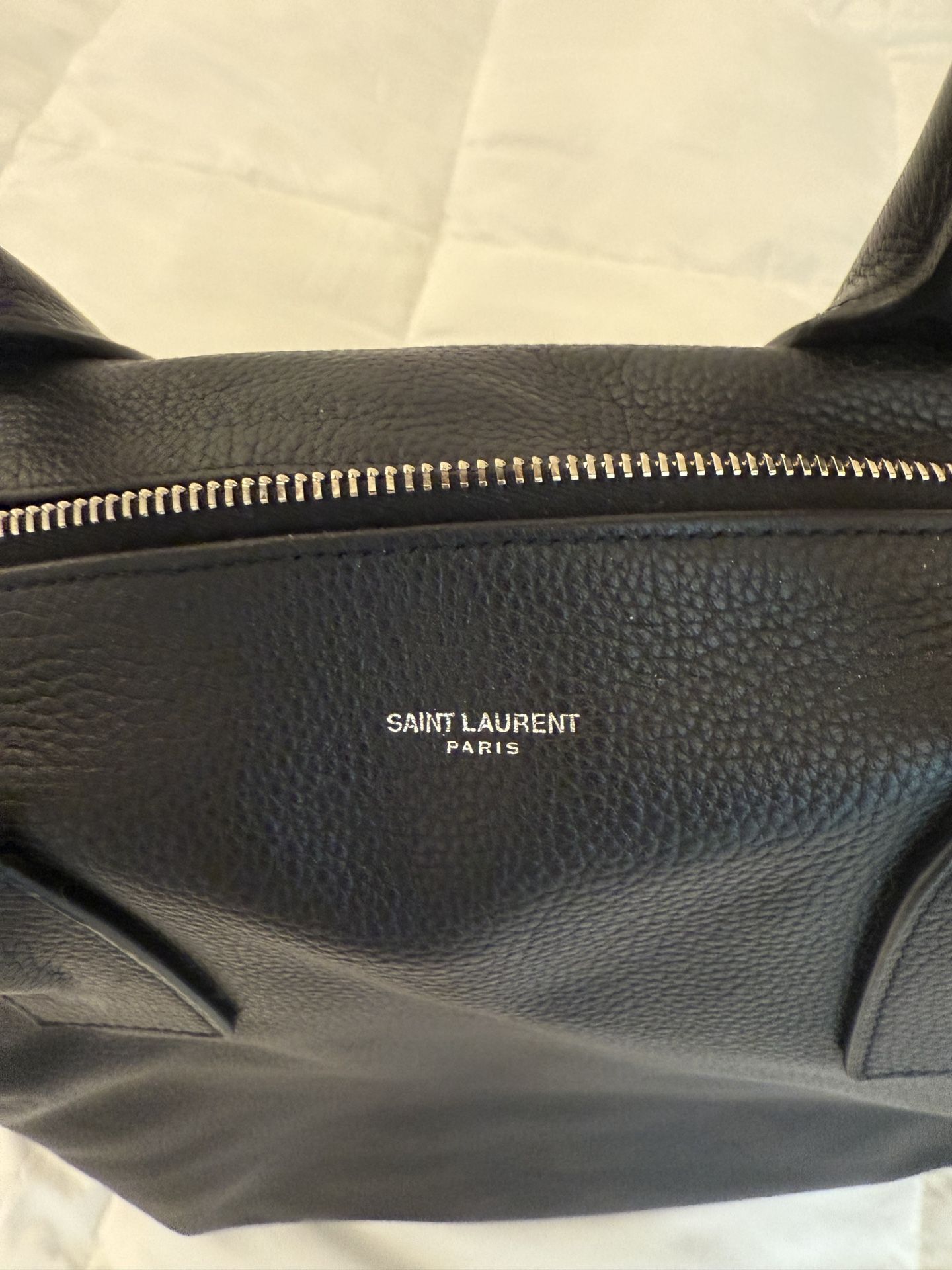 Saint Laurent - Giant Bowling Bag Grained Leather