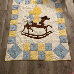 Boy/girl Embroidered Quilt