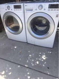 Lg washer and dryer electric set great working condition,