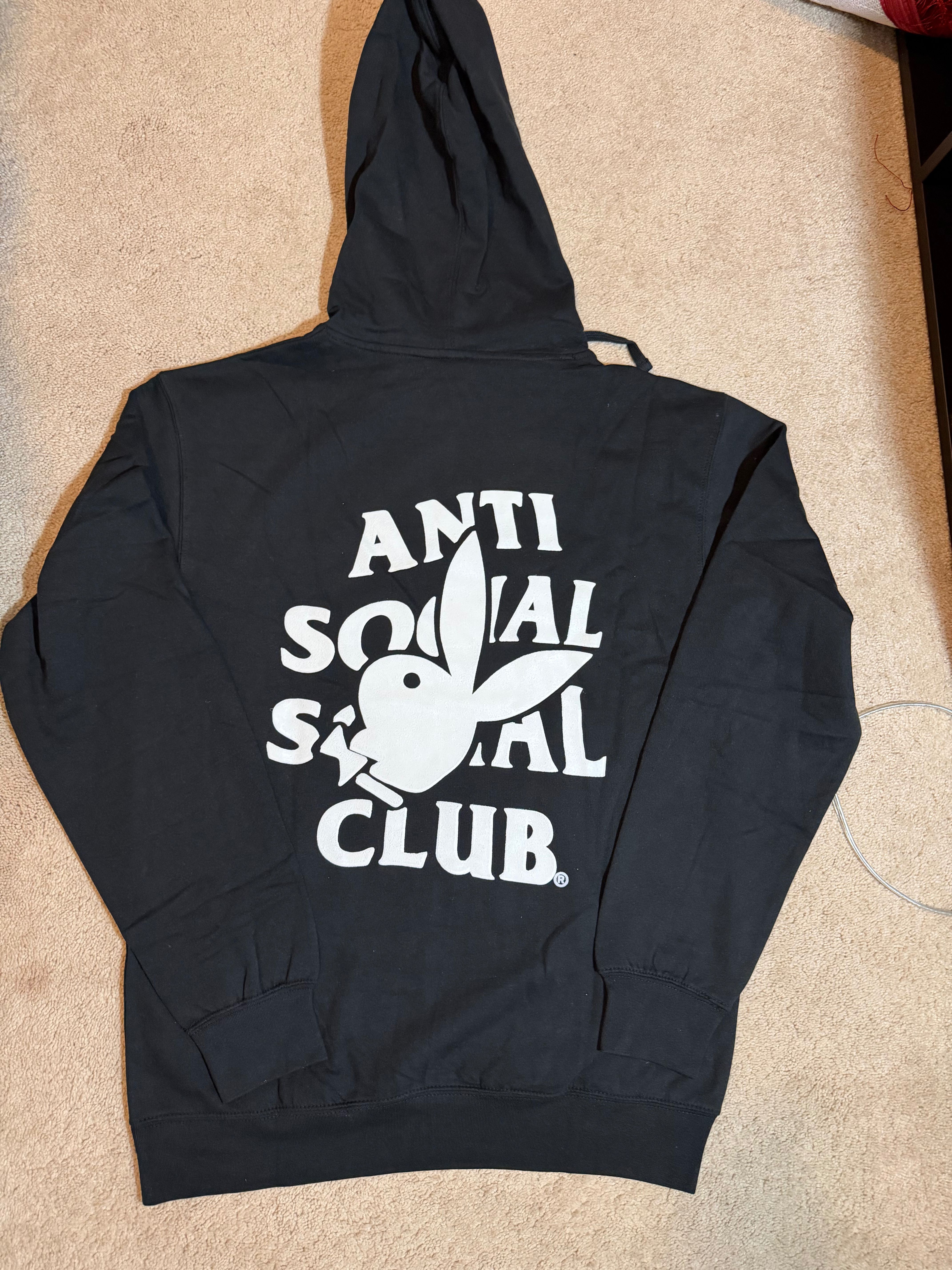 Anti Social Social Club Playboy Bunny Logo Hoodie
