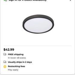 Round LED lights 8in