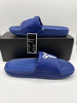 New Nike Kobe Off Court Slide Mamba Royal Blue White Mens Size 10 