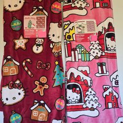 🎄 Hello Kitty Christmas Blankets 🎄 