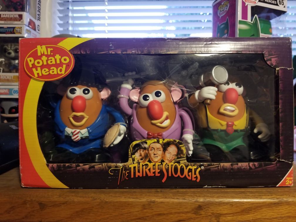 The Three Stooges (Mr potato head figures)