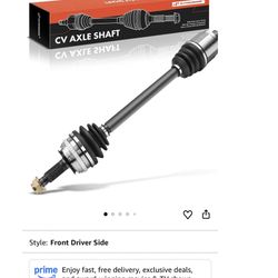 Premium CV Axle Shaft Assembly Compatible with Acura RL 1 V6 3.5L, TL 1 V6 3.2L, Front Left Driver Side, Replace# 44011SZ3A50, 44306SJ