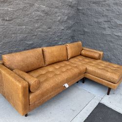 Leather Sectional Couch