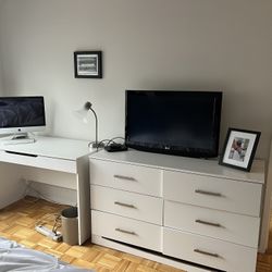 White Desk/Dresser