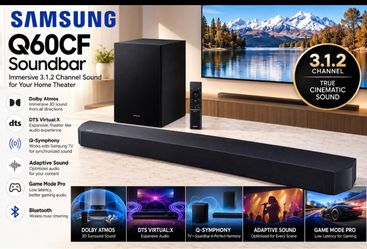 Samsung Q60CF 3.1.2 Channel Soundbar