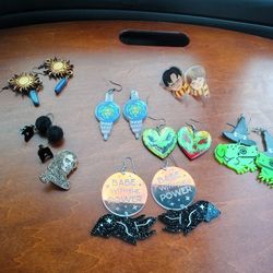 Disney Earrings And Pins