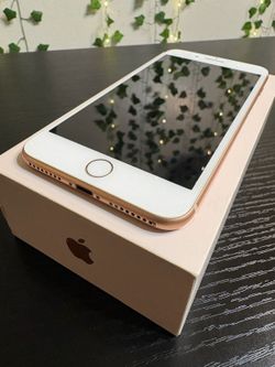 Apple iPhone 8 plus rose gold unlocked 9/10 condition