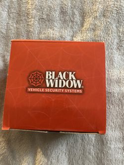 Black widow car alarm