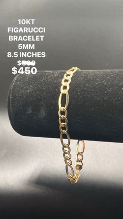 10KT GOLD BRACELET 8.5 INCHES