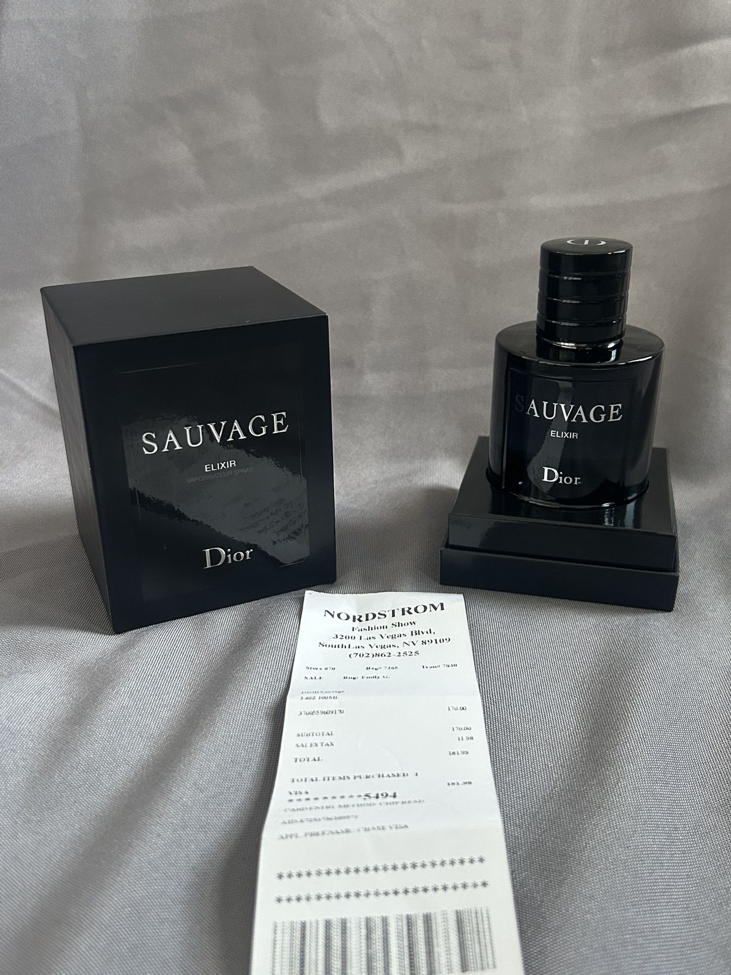 Brand New Dior Sauvage Elixir – Never Used, Receipt Included