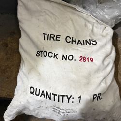 Tire Chains- Stock 2819