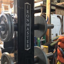 Iron master Weight Bench With Accessories 