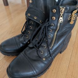 Guess women's Boots Size 9  Leather Black