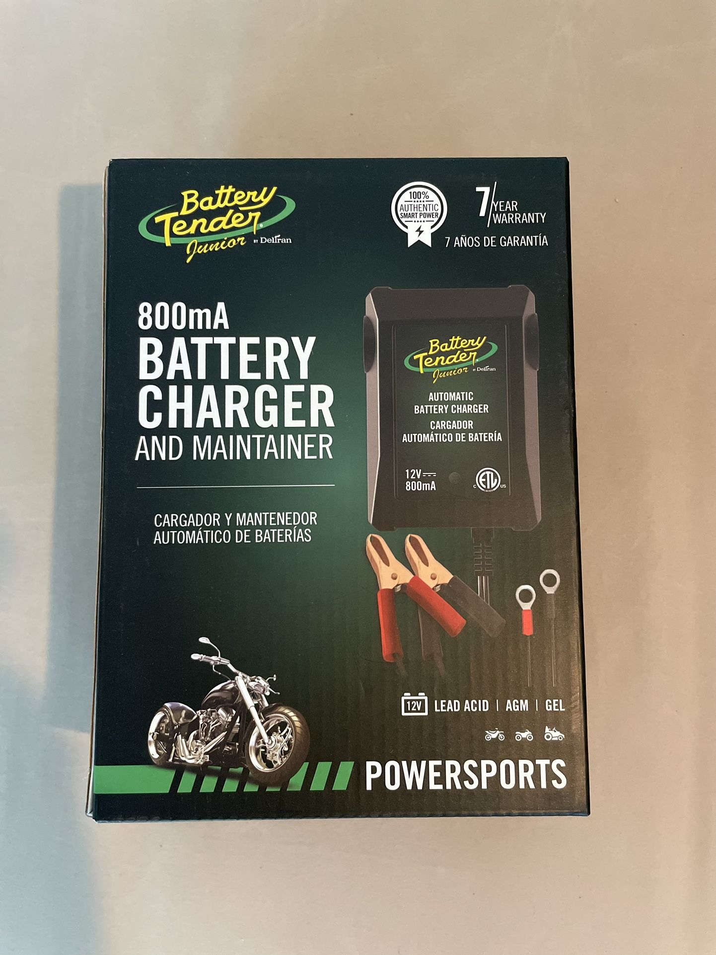 Battery Tender Junior 800mA Charger/Maintainer – 12V