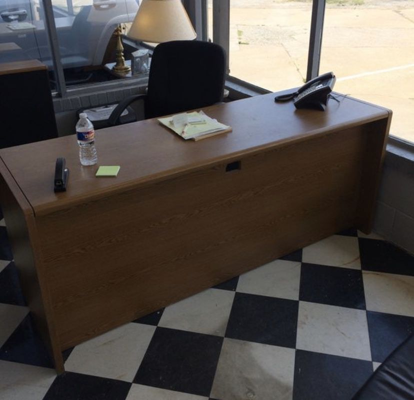 7 Foot long solid wood desk - REDUCED !!!!