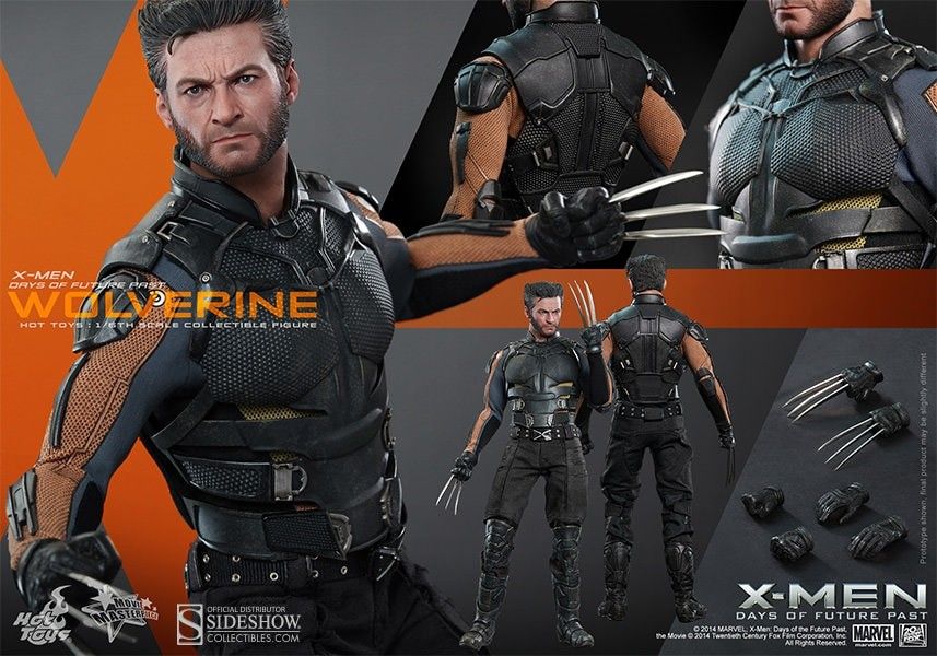 Hot Toys MMS264 Wolverine Marvel X-Men Days of Future Past 1/6 Figure