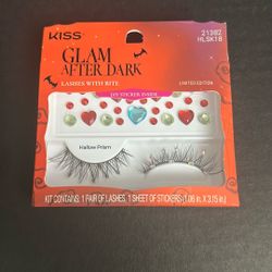 Lashes With Bite KISS 1 Pair Of Lashes, 1 Sheet Of Stickers