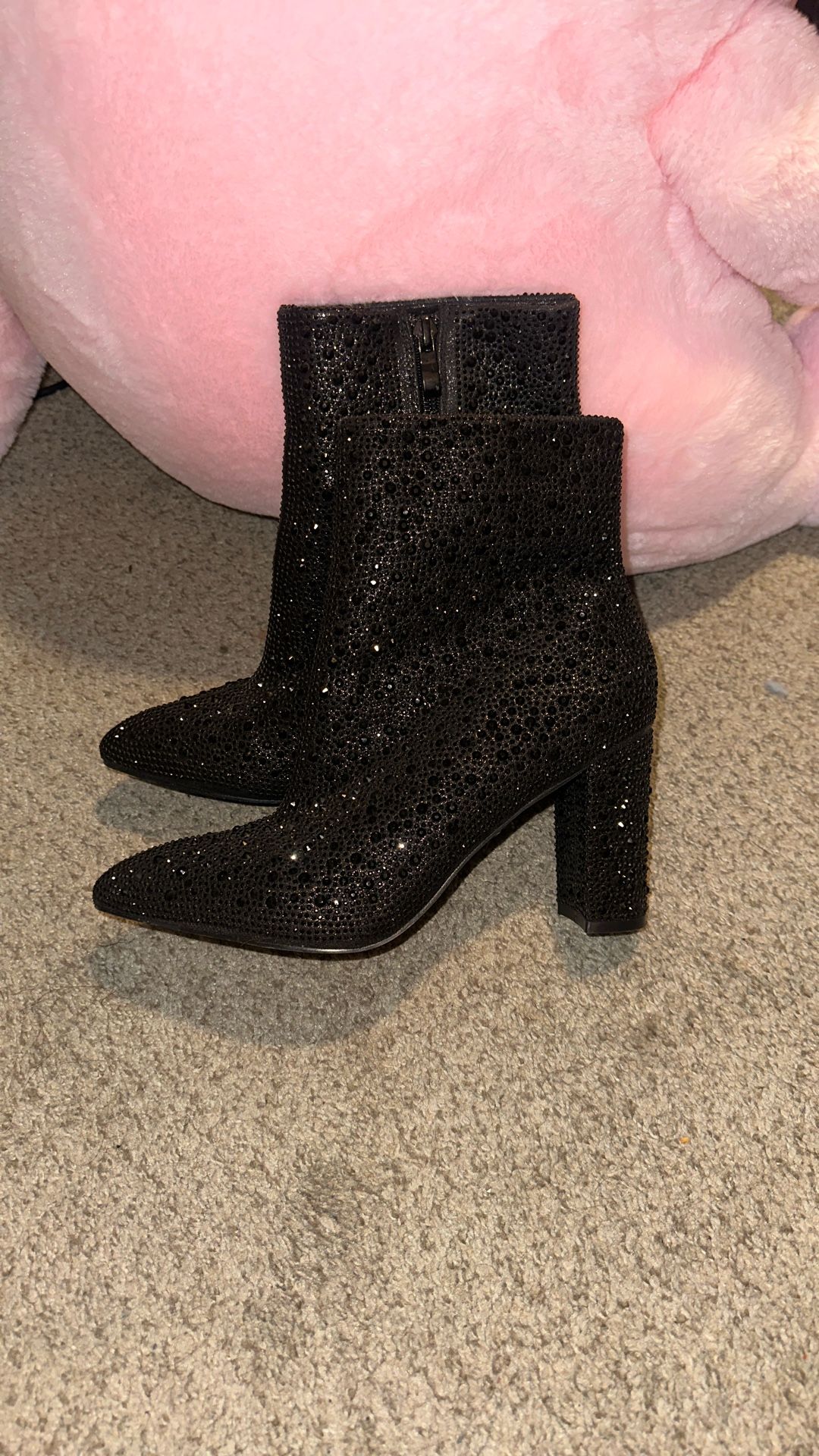 Black Booties Size 8