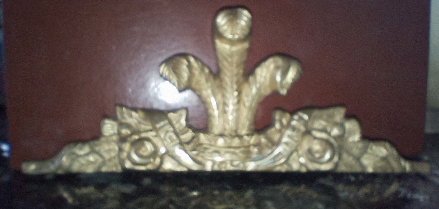 Vintage Brass Griffin Embellishments - Furniture Applique -