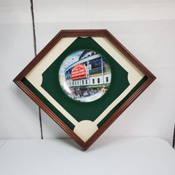 Collector Plate Wrigley Field "Take Me Out To The Ballgame" Wall Mount Frame