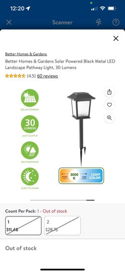 Solar Powered LED Landscape Path Lights.