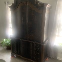 Oriental/Japanese Armoire or TV Storage cabinet