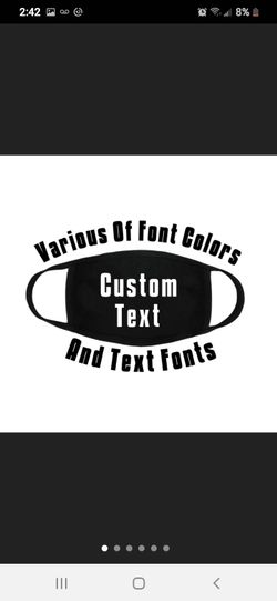 Custom masks.. make it a conversation starter have fun with it
