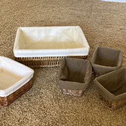 Baskets For Storage And Laundry