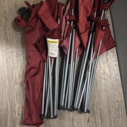 4 Foldable Lawn Chairs 