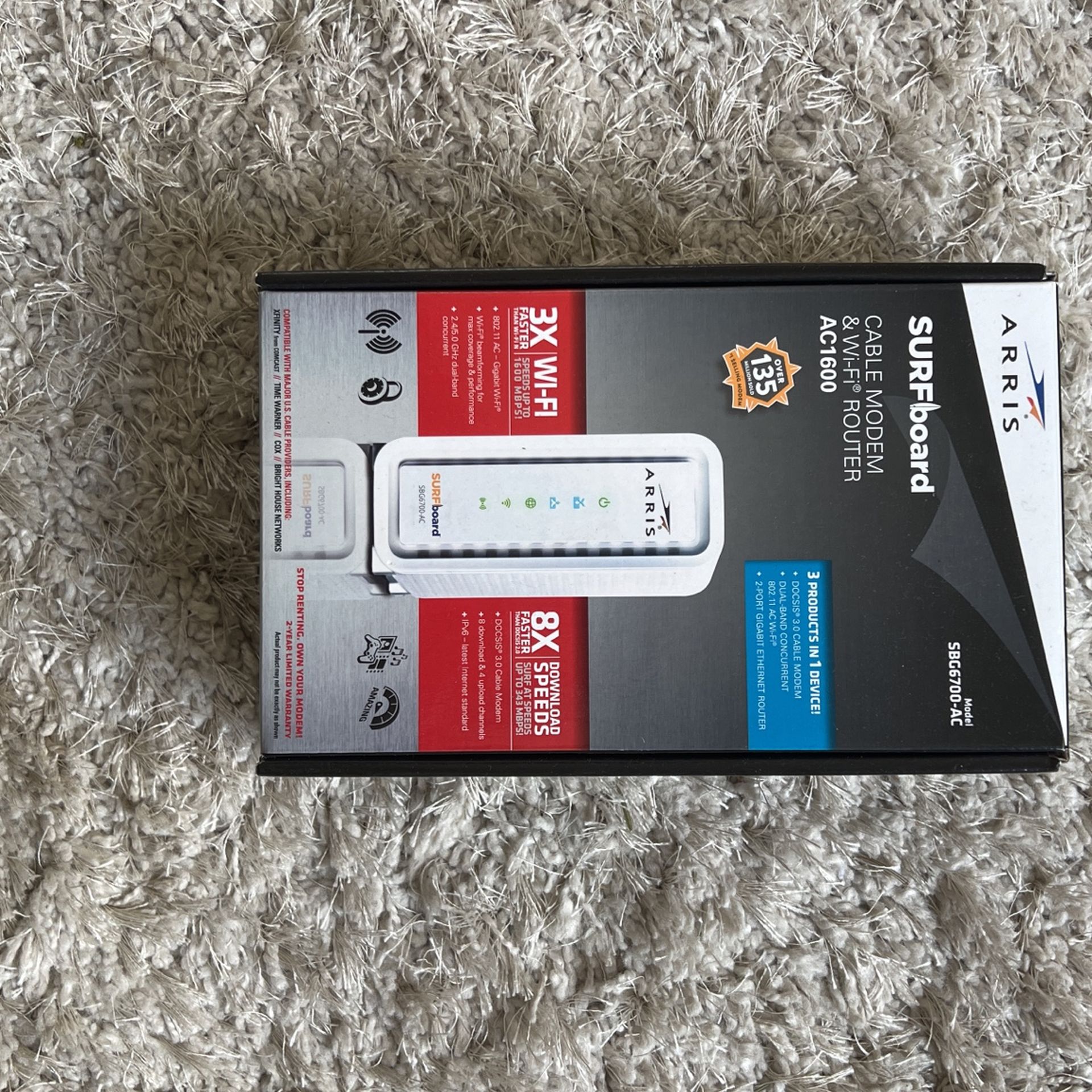 Arris Surfboard cable modem & wifi Router