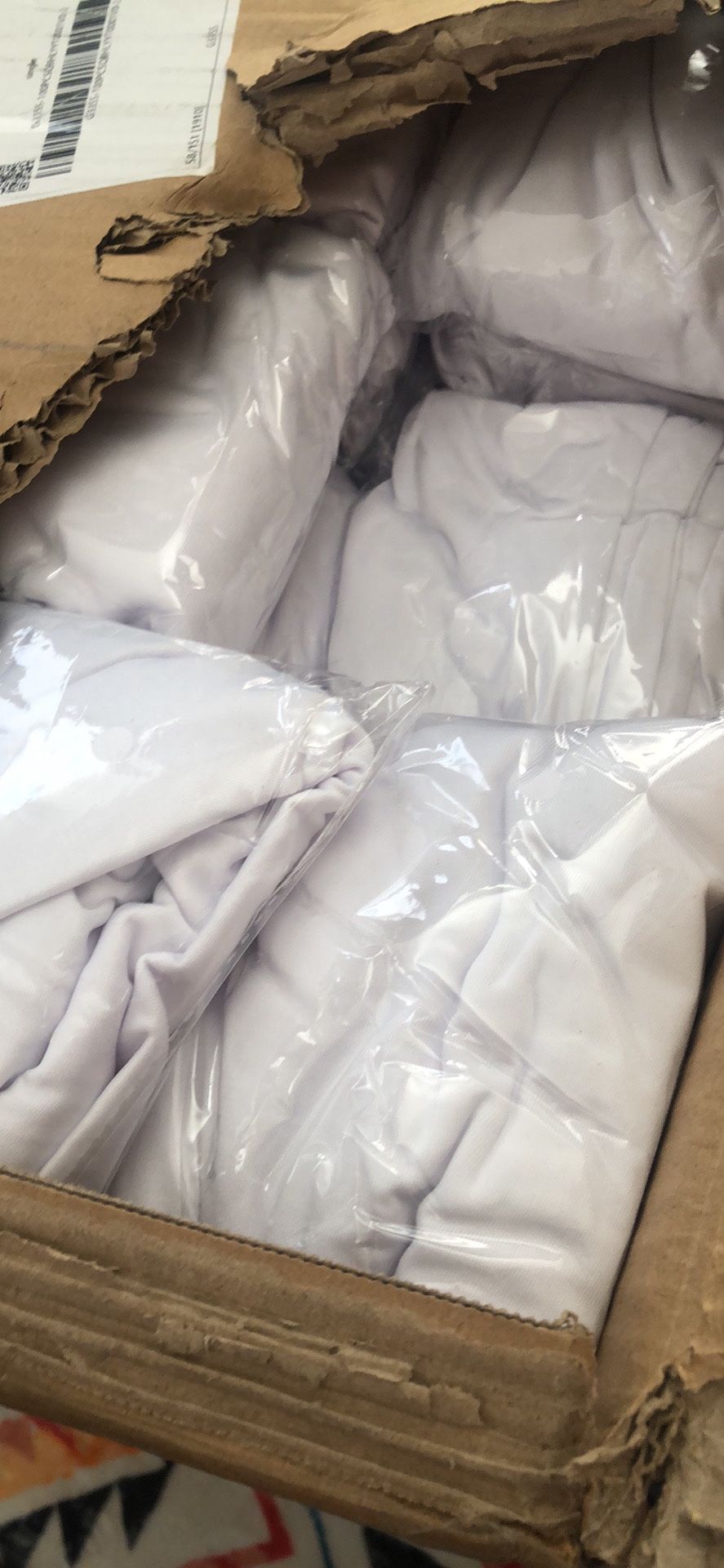 White Spandex Chair Covers $2 Each