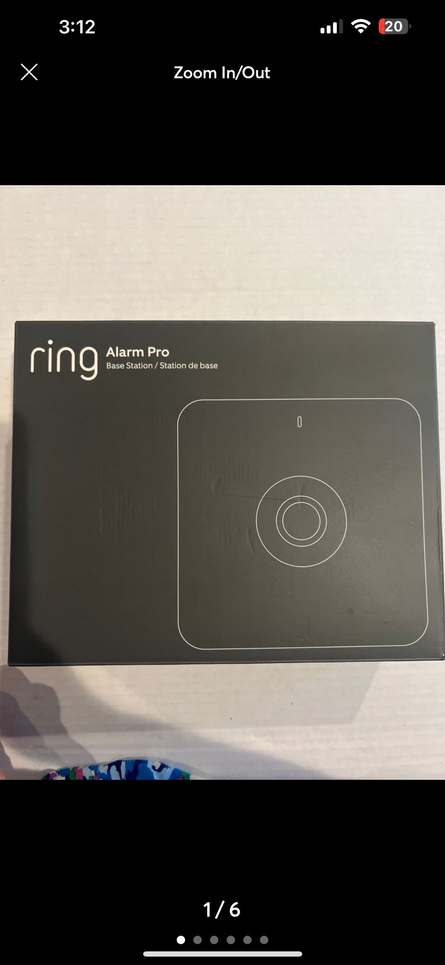 Ring Base Ring Alarm Battery Backup Ring Power Pack For Alarm Pro
