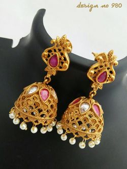 Women's Gold Plated Earings