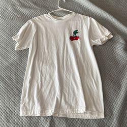 Zumiez White Cherry Shirt