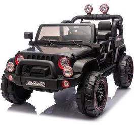 New Kids Electric Ride Car with Parental Remote Control Wide Seat Rear Trunk USB Music Portable Pull