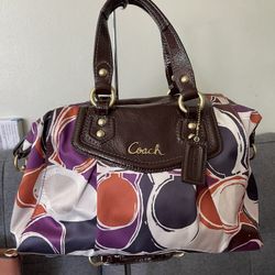 Multicolored Coach Bag