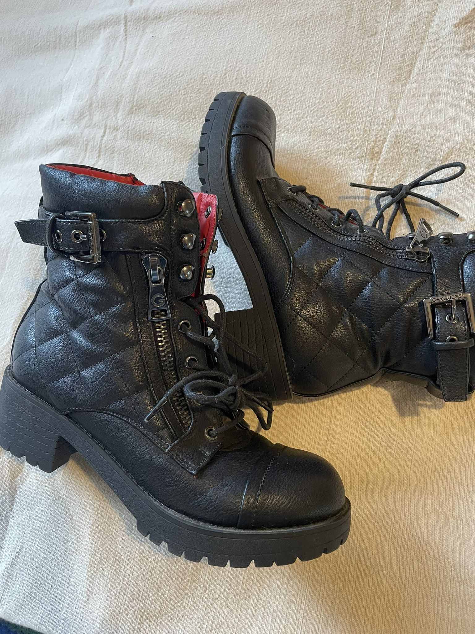 G by Guess, Chunky Heeled Boots