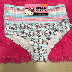 Hello Kitty Bikini Junior Size Médium 5 Pack 