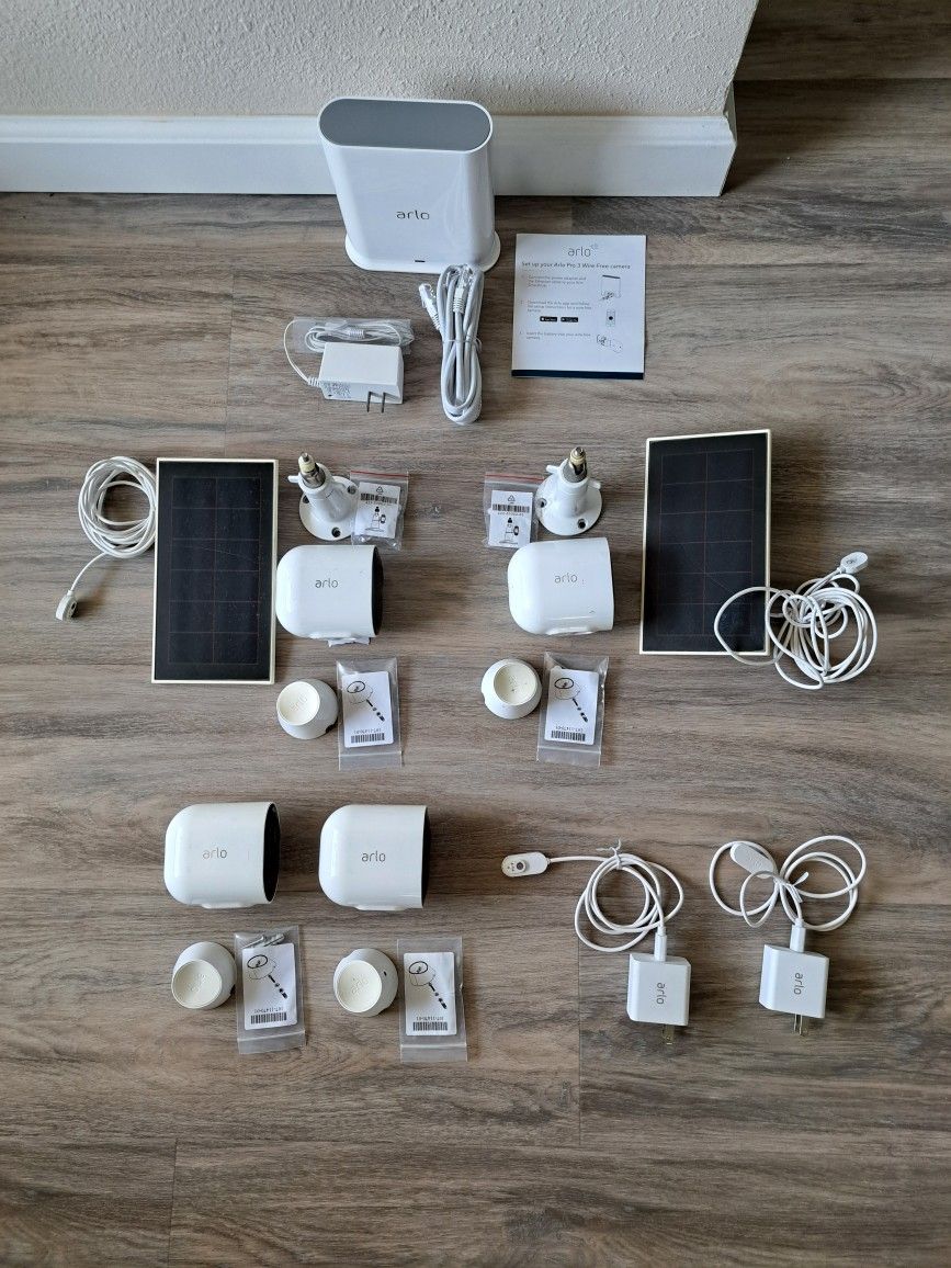 Arlo Pro 3 Camera System Add-Ons Or Bundle Deal - Original Owner - See Photos/ Details - Open To Offers