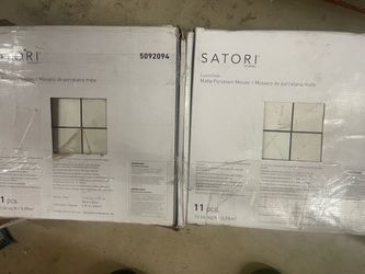 Satori Lucca Chalk Matte Porcelain Mosaic Tile