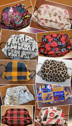 Adult & child face masks