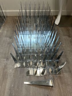 45 Chrome 10” Slatwall Shelf Brackets – Only $90 for the Entire Lot!