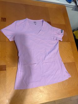 Insight Mercantile Lavender Scrub Top