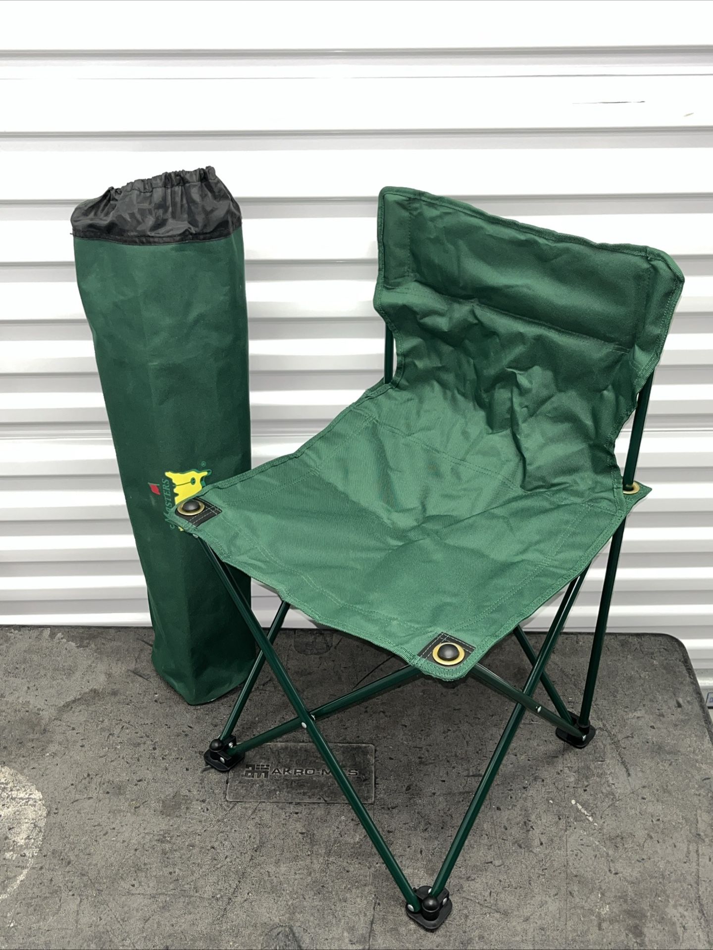 New 2026 Green Masters Augusta National Golf Folding Chair w/ Bag