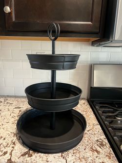 3 Tier Metal Table Top Display